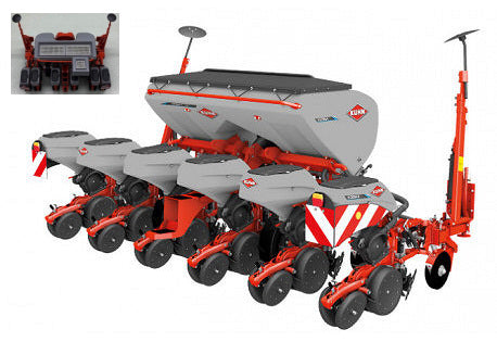 SEMINATRICE KUHN KOSMA TS 6 RANGS GREY 1:32 Scala 1:32 Replicagri