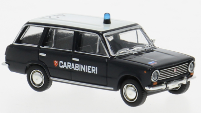 FIAT 124 FAMILIARE 1966 CARABINIERI 1:87 Scala 1:87 Brekina