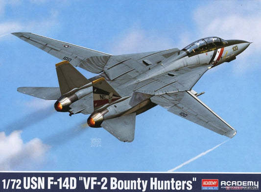 USN F-14D "VF-2 BOUNTY HUNTERS" KIT 1:72 Scala 1:72 Academy