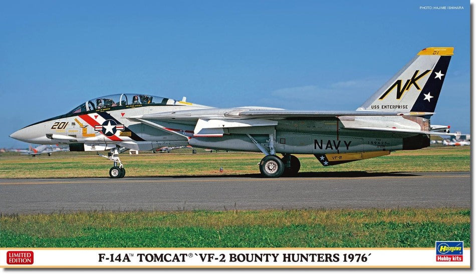F-14A TOMCAT VF-2 BOUNTY HUNTERS 1976 KIT 1:72 Scala 1:72 Hasegawa