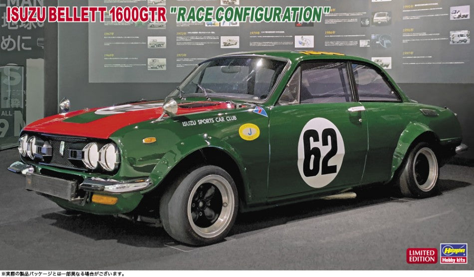 ISUZU BELLETT 1600 GTR RACE CONFIGURATION KIT 1:24 Scala 1:24 Hasegawa