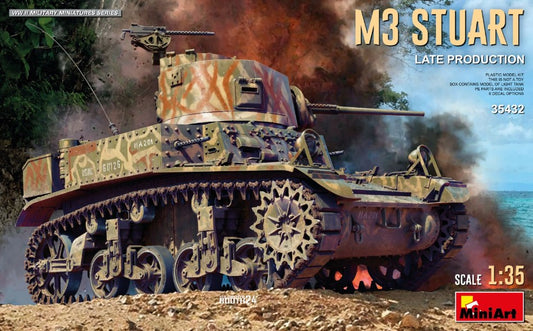 M3 STUART LIGHT TANK LATE PROD. KIT 1:35 Scala 1:35 Miniart