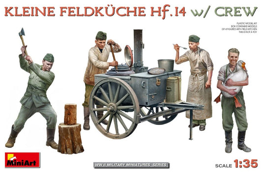 CUCINA DA CAMPO KLEINE FELDKCHE HF.14 W/CREW KIT 1:35 Scala 1:35 Miniart