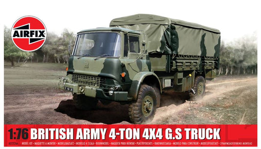 BRITISH ARMY 4-ton 4x4 G.S. TRUCK KIT 1:76 Scale Varie Airfix