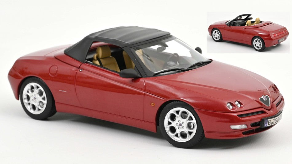ALFA ROMEO SPIDER 1999 PROTEO RED METALLIC
 1:18 Scala 1:18 Norev