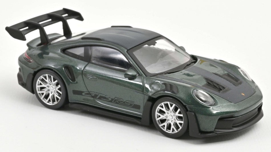 PORSCHE 911 GT3 RS 2022 GREEN METALLIC/BLACK JET CAR 1:43 Scala 1:43 Norev
