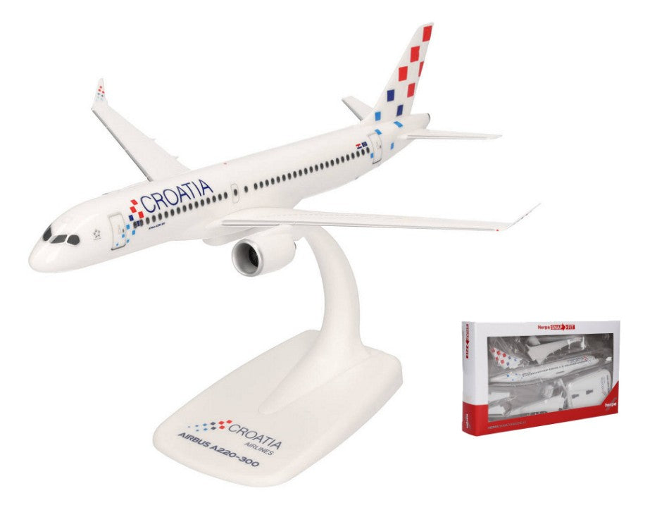 AIRBUS A220-200 CROATIA AIRLINES 1:200 Scale Varie Herpa