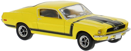 FORD MUSTANG FASTBACK YELLOW 1:87 Scala 1:87 Brekina
