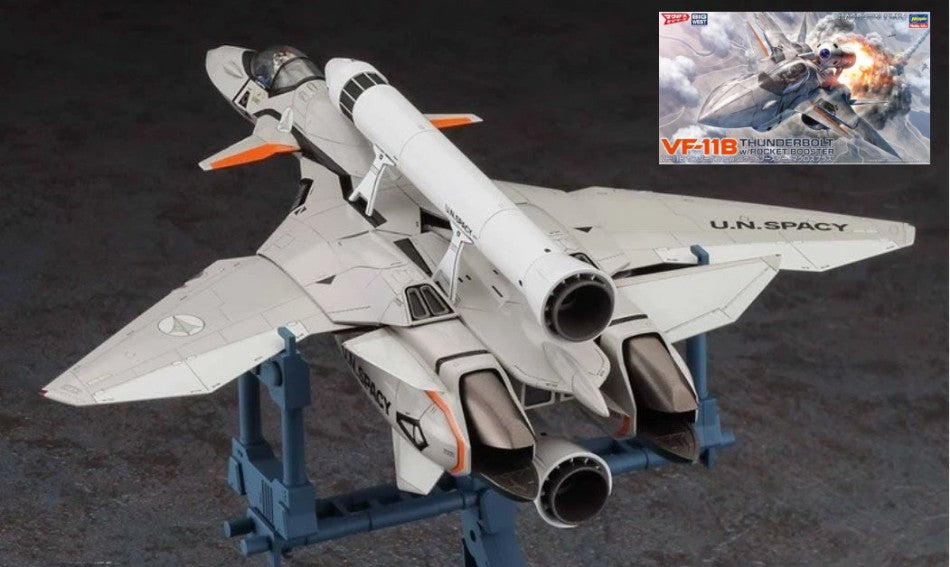 Vf-11B THUNDERBOLT W/ROCKET BOOSTER MACROSS PLUS KIT 1:72 Scala 1:72 Hasegawa