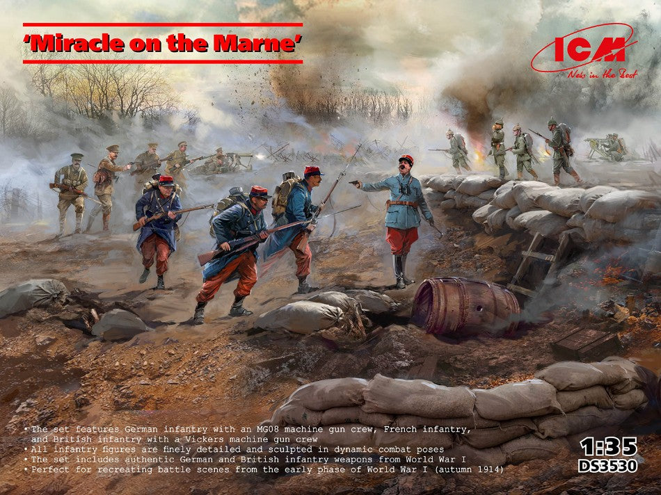 MIRACLE ON THE MARNE KIT 1:35 Scala 1:32 ICM