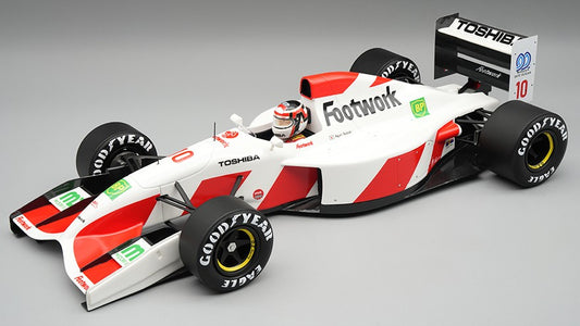 FOOTWORK FA13 N.10 JAPANESE GP 1992 A.SUZUKI W/DRIVER 1:18 Scala 1:18 Tecnomodel