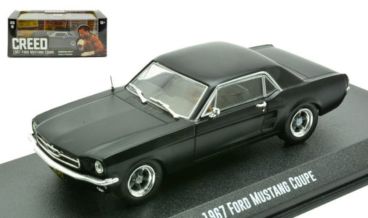 FORD MUSTANG COUPE' 1967 "CREED 2015 ADONIS CREED'S" MATT BLACK 1:43 Scala 1:43 Greenlight