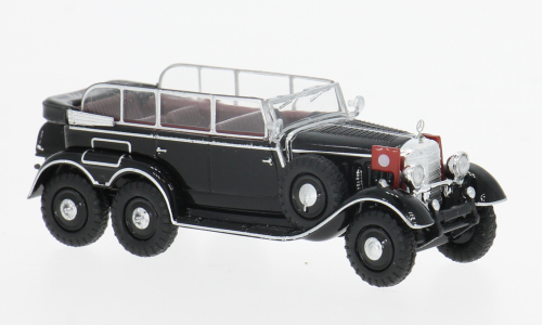 MERCEDES G4 CONVERTIBLE 1938 BLACK 1:87 Scala 1:87 Brekina