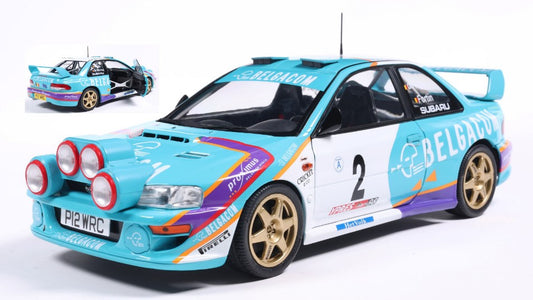 SUBARU IMPREZA WRC N.2 YPRES RALLY 1998 DE MEVIUS/FORTIN 1:18 Scala 1:18 Solido