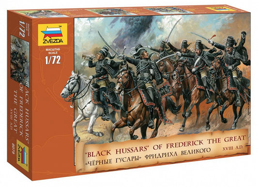 BLACK HUSSARS OF FREDERICK KIT 1:72 Scala 1:72 Zvezda