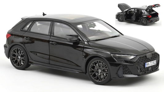 AUDI RS3 2025 MYTH BLACK 1:18 Scala 1:18 Norev