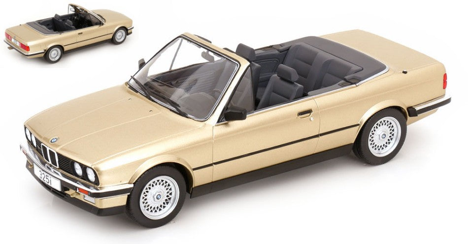 BMW 325i (E30) CABRIOLET 1985 BEIGE 1:18 Scala 1:18 ModelCarGroup