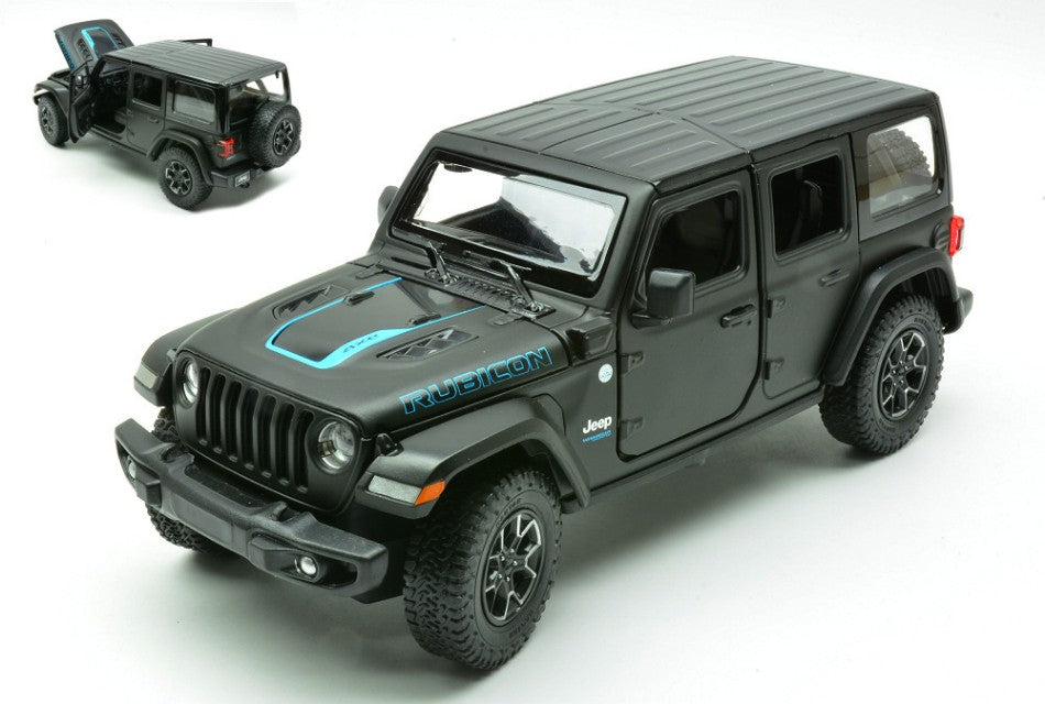 JEEP WRANGLER RUBICON 4xe BLACK 1:24 Scala 1:24 Rastar