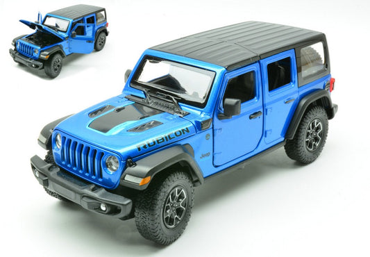 JEEP WRANGLER RUBICON 4xe BLUE 1:24 Scala 1:24 Rastar