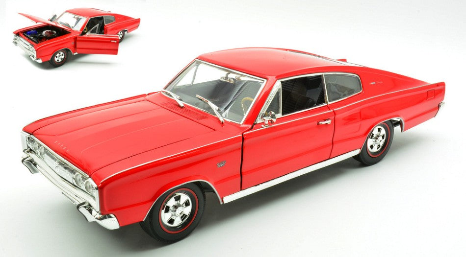 DODGE CHARGER 1966 RED 1:18 Scala 1:18 Lucky Die Cast