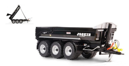 RIMORCHIO RIBALTABILE JOSKIN TRANS-KTP 27/65 BLACK VERSION 1:32 Scala 1:32 Universal Hobbies