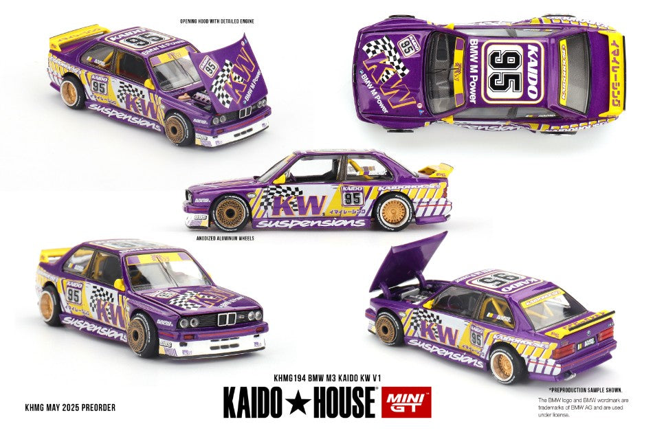 BMW M3 (E30) KAIDO KW V1 1989 1:64 Scala 1:64 Mini GT