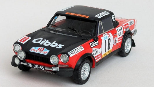 FIAT 124 SPORT SPIDER 1600 TAP RALLY 1974 LUIS NETTO-"JOCAMES"1:43 Scala 1:43 Trofeu