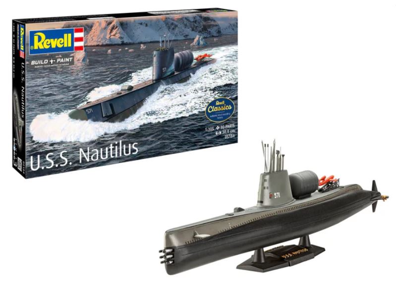 U.S.S. NAUTILUS KIT 1:305 Scale Varie Revell