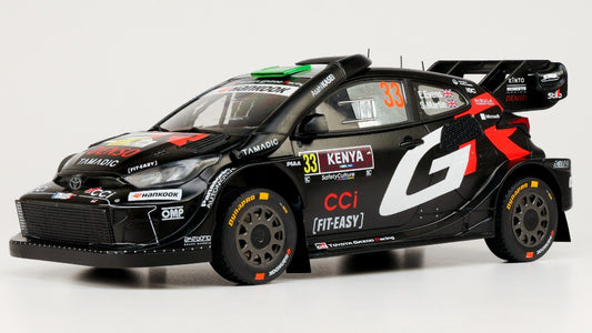 TOYOTA GR YARIS N.33 RALLY1 SAFARI KENYA 2025 EVANS-MARTIN 1:18
 Scala 1:18 Ixo Model