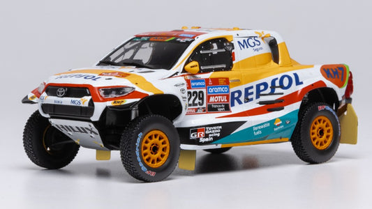 TOYOTA GR DKR HILUX EVO T1+ N.229 RALLY DAKAR 2023 PUJOL-VALCARCEL 1:43 Scala 1:43 Ixo Model