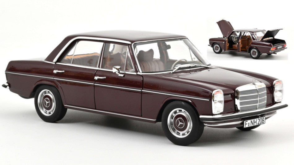 MERCEDES 200 1968 DARK RED BROWN 1:18 Scala 1:18 Norev