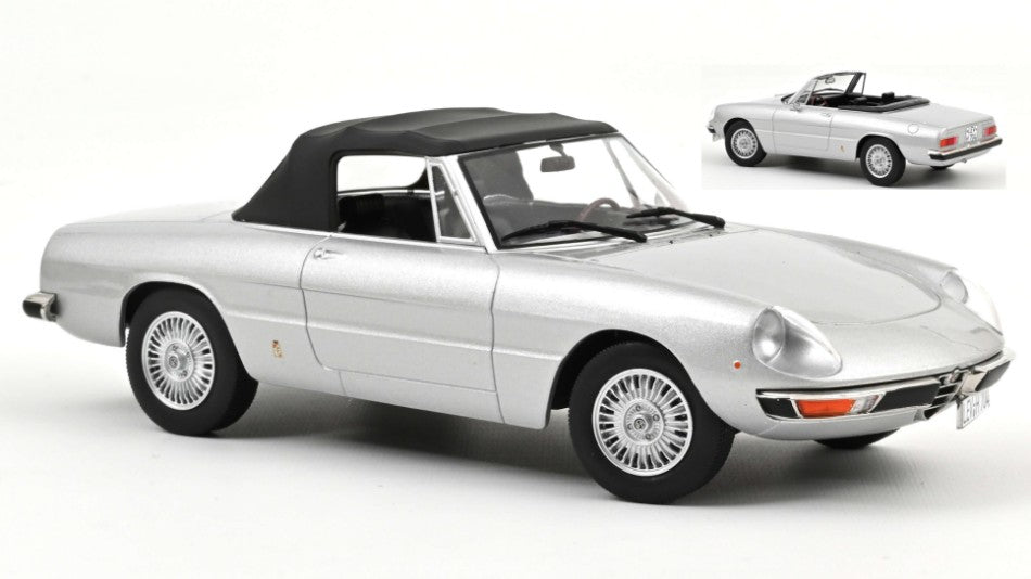 ALFA ROMEO 2000 SPIDER 1973 SILVERGREY METALLIC 1:18 Scala 1:18 Norev