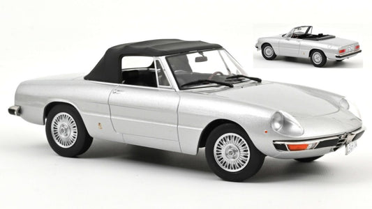 ALFA ROMEO 2000 SPIDER 1973 SILVERGREY METALLIC 1:18 Scala 1:18 Norev