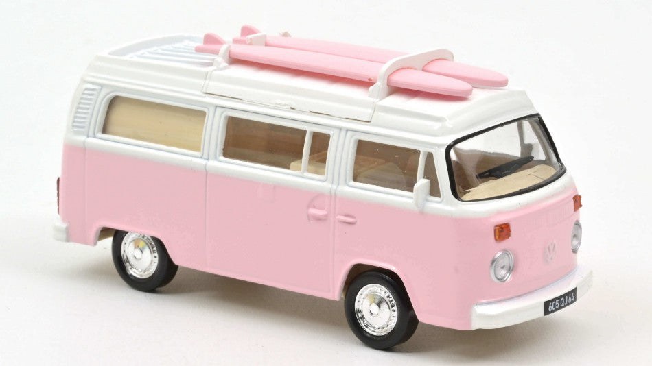 VW COMBI T2b CAMPER VAN 1973 PINK JET-CAR 1:43 Scala 1:43 Norev