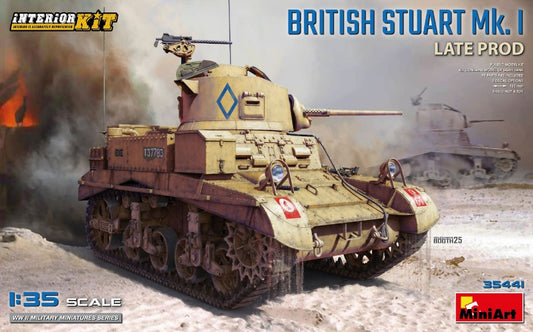 BRITISH STUART Mk.I LATE PROD. INTERIOR KIT 1:35 Scala 1:35 Miniart