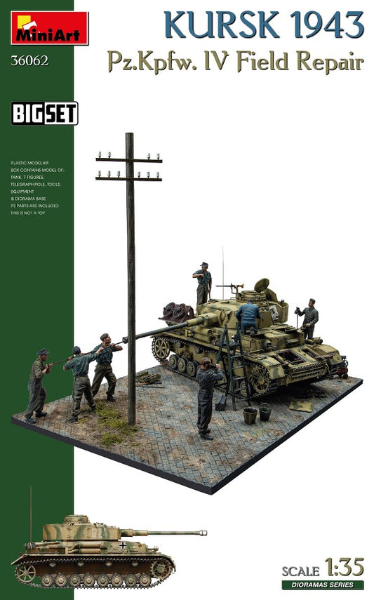KURSK 1943 Pz.Kpfw. IV Field Repair BIG SET KIT 1:35 Scala 1:35 Miniart