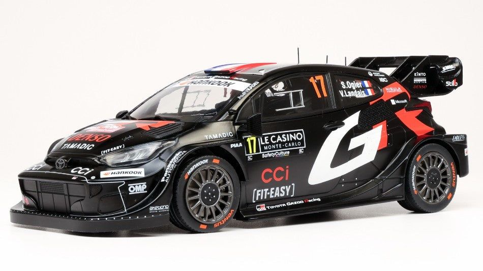 TOYOTA GR YARIS N.17 RALLY1 RALLY MONTE CARLO 2025 OGIER-LANDAIS 1:18
 Scala 1:18 Ixo Model