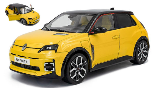 RENAULT 5 E-TECH 2024 JAUNE POP 1:18 Scala 1:18 Solido