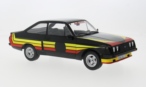 FORD ESCORT MK II RS 2000 X-PACK 1977 BALCK/DECALS 1:18 Scala 1:18 ModelCarGroup