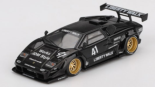 LAMBORGHINI COUNTACH LBWORKS
BLACK 2024 1:64 Scala 1:64 Mini GT