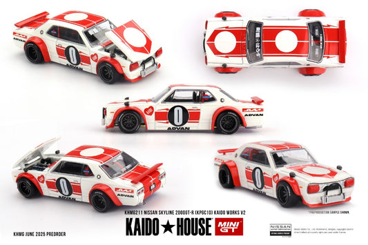 NISSAN SKYLINE GT-R (KPGC10)
KAIDO WORKS V2 1969 1:64 Scala 1:64 Mini GT