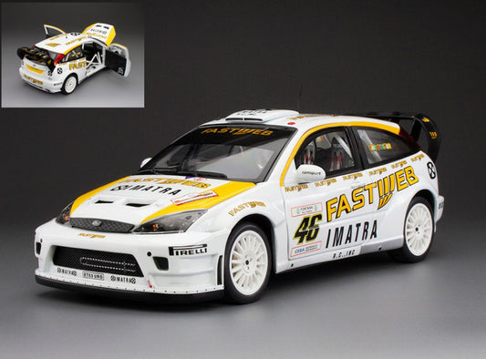 FORD FOCUS RS N.46 RALLY MONZA 2006 V.ROSSI-C.CASSINA 1:18 Scala 1:18 SunStar