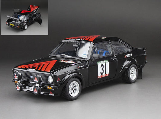 FORD ESCORT RS 1800 N.31 RALLY PORTUGAL 1981 K.SHINOZUKA-B.HARRIS 1:18 Scala 1:18 SunStar