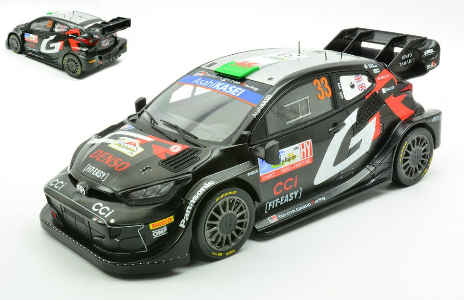 TOYOTA GR YARIS N.33 RALLY1 HYBRID RALLY JAPAN 2024 EVANS-MARTIN 1:18
 Scala 1:18 Ixo Model