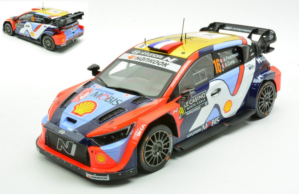 HYUNDAI i20 N N.16 WRC RALLY MONTE CARLO 2025 FOURMAUX-CORIA 1:18
 Scala 1:18 Ixo Model
