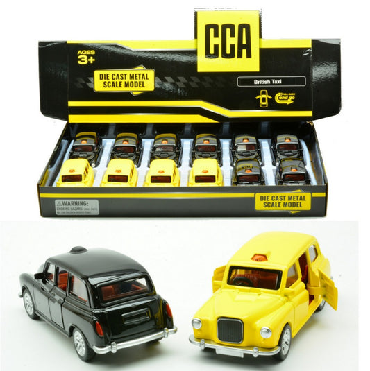 BRITISH TAXI cm 12 Scale Varie Kinsmart