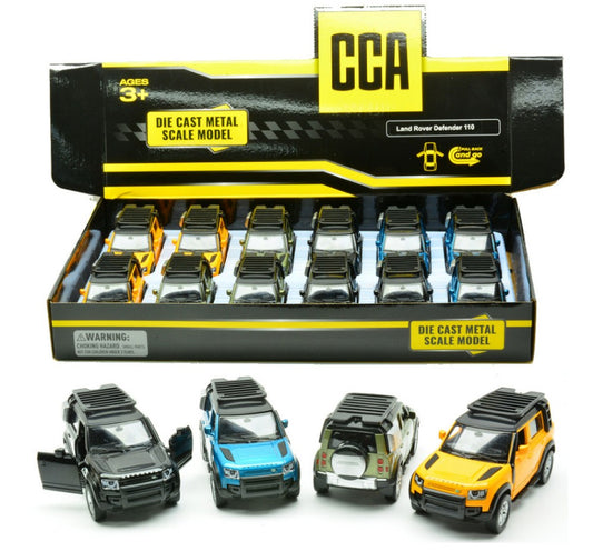 LAND ROVER DEFENDER 110 2020 COL.ASS. cm 12,5 Scale Varie Kinsmart