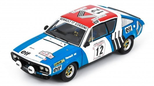 RENAULT 17 N.12 8th TOUR DE CORSE 1974 J.F.PIOT-F.JAUBERT 1:43 Scala 1:43 Spark Model