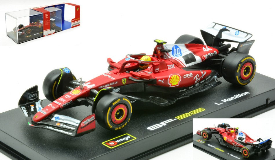 FERRARI F1 N.44 LEWIS HAMILTON 2025 SIGNATURE 1:43 Scala 1:43 Burago