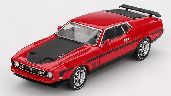 FORD MUSTANG MACH 1 1971 RACE RED 1:64 Scala 1:64 Mini GT